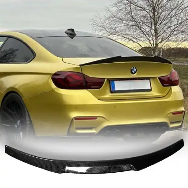 Palenon Performance BMW F82 M4 V Style Trunk Spoiler - Carbon Fiber