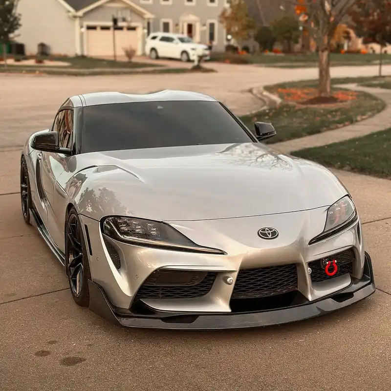 Palenon Performance Carbon Fiber Supra AG Style Front Lip - MKV A90/A91