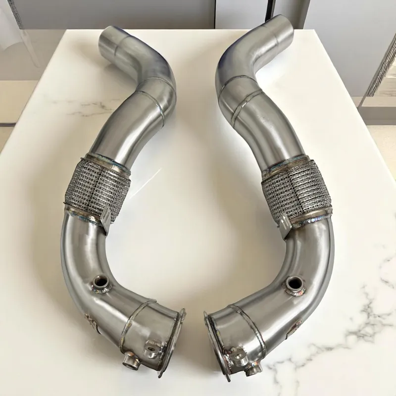 Palenon Performance BMW N63R & N63B Catless Race Downpipes - M550i, 750i, M850i, X5, X6, X7