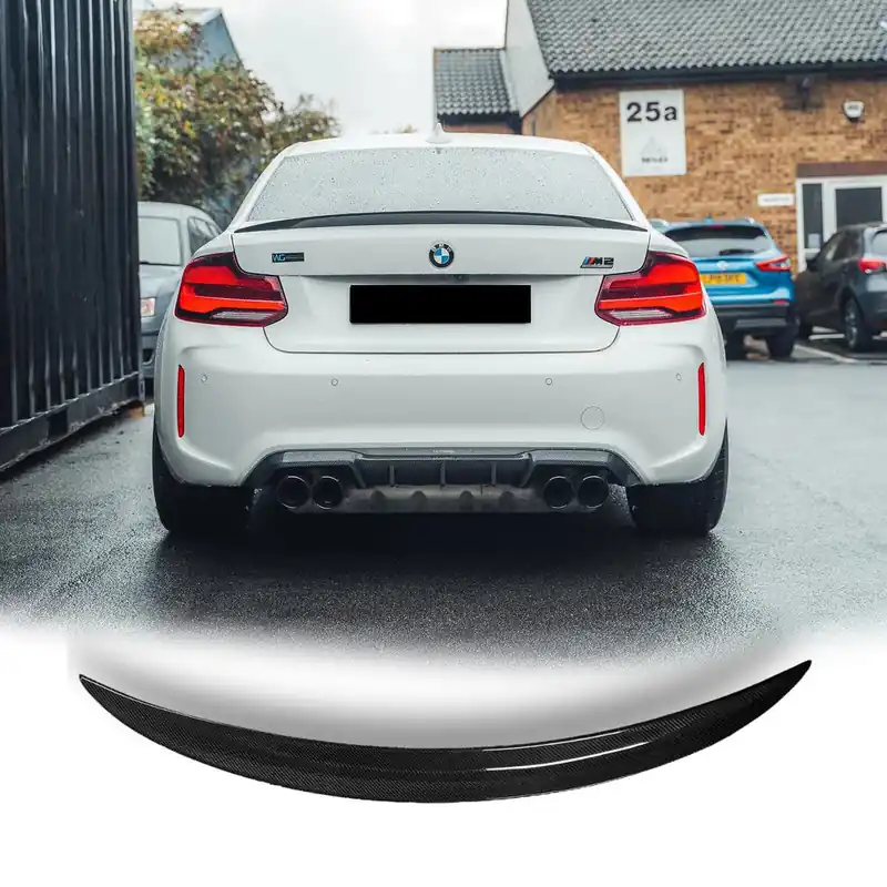 Palenon Performance Carbon Fiber BMW F87 M2 & F22 MP Style Trunk Spoiler
