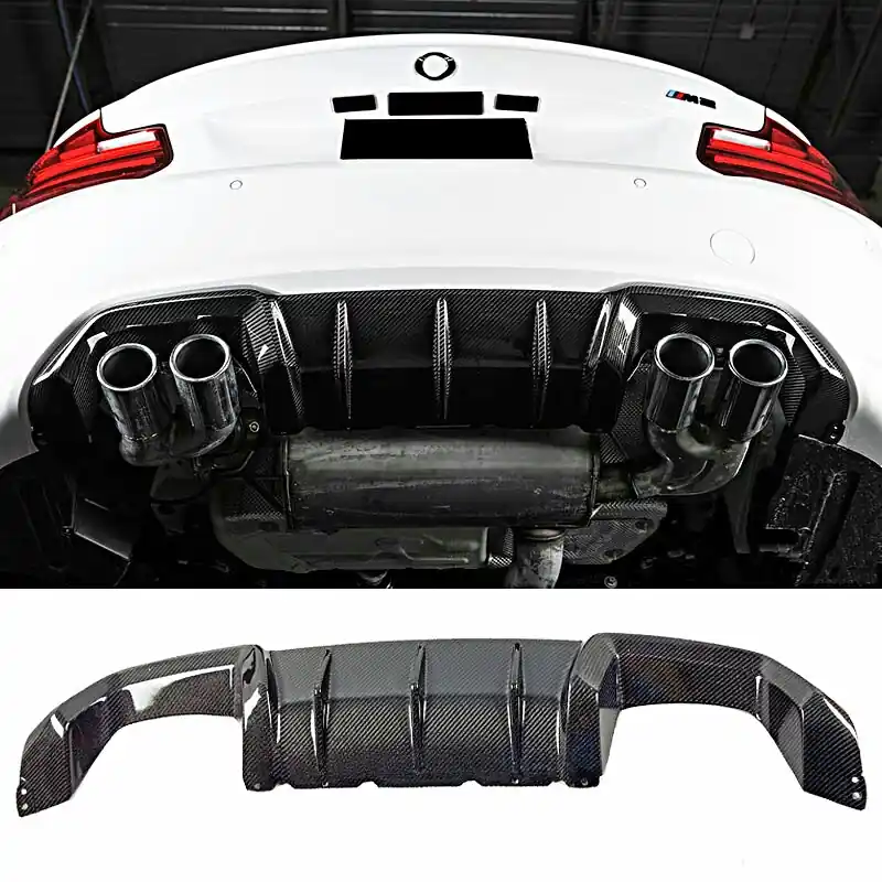 Palenon Performance BMW F87 M2 M Type Carbon Fiber Rear Diffuser