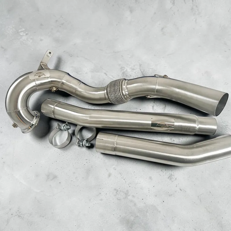 AWD Audi 8Y S3 Race Downpipe & VW MK8 Golf R Race Downpipe - Palenon Performance