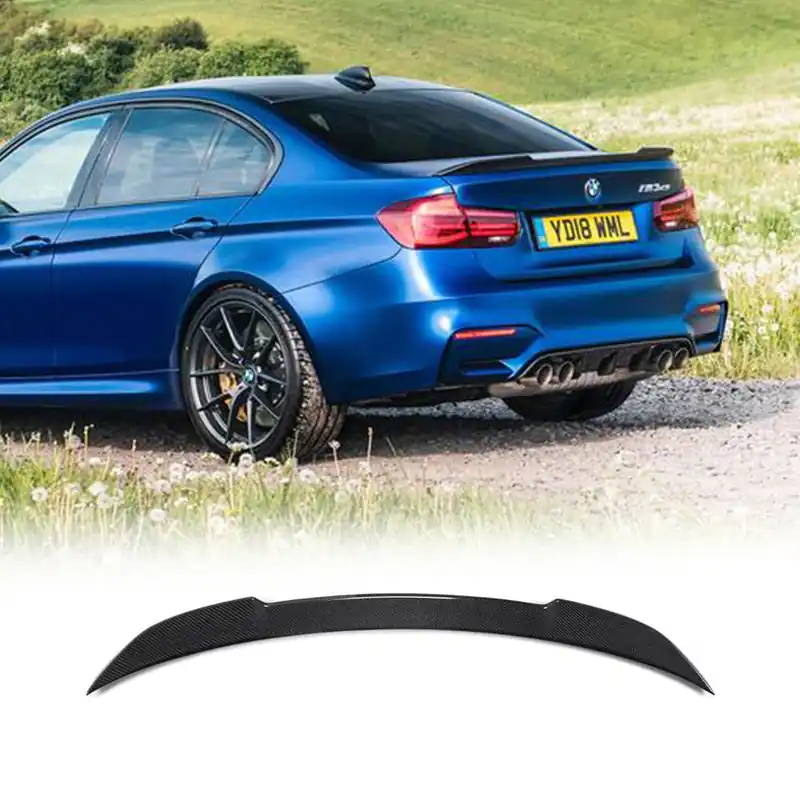 Palenon Performance BMW F30 & F80 M3 CS Type Trunk Spoiler - Carbon Fiber