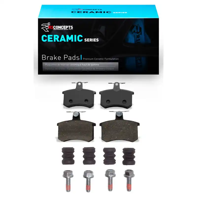 R1 80-01 Alfa Romeo 164 Rear Ceramic Pads & Hardware Kit