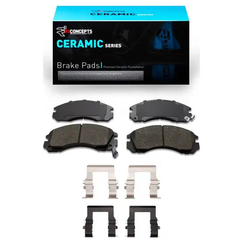 R1 90-22 Dodge Stealth Front Ceramic Brake Pads & Hardware Kit