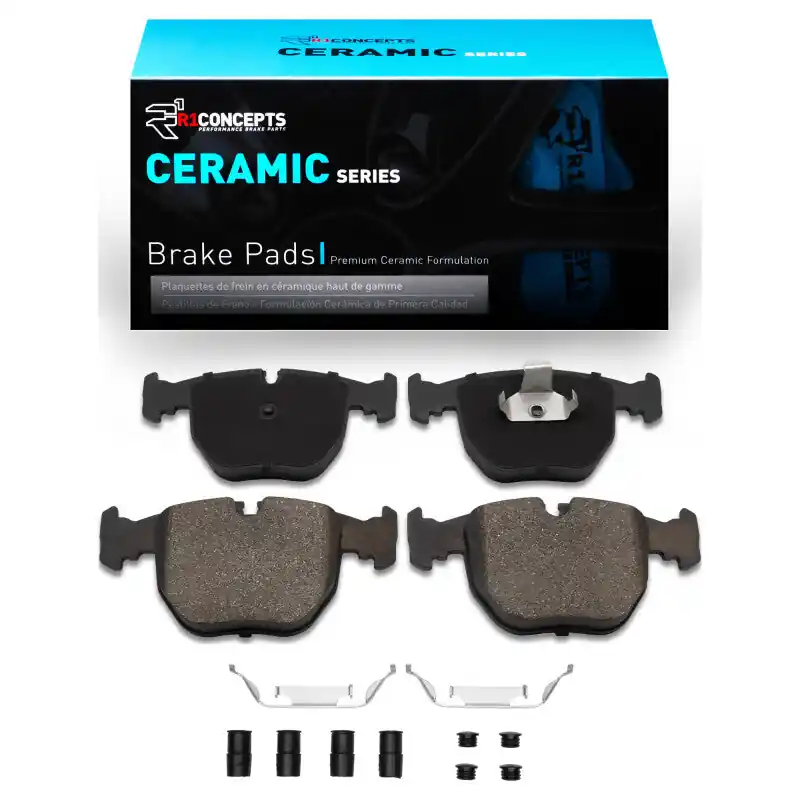 R1 1995-2006 BMW 740IL Front R1 Ceramic Pads & Hardware Kit