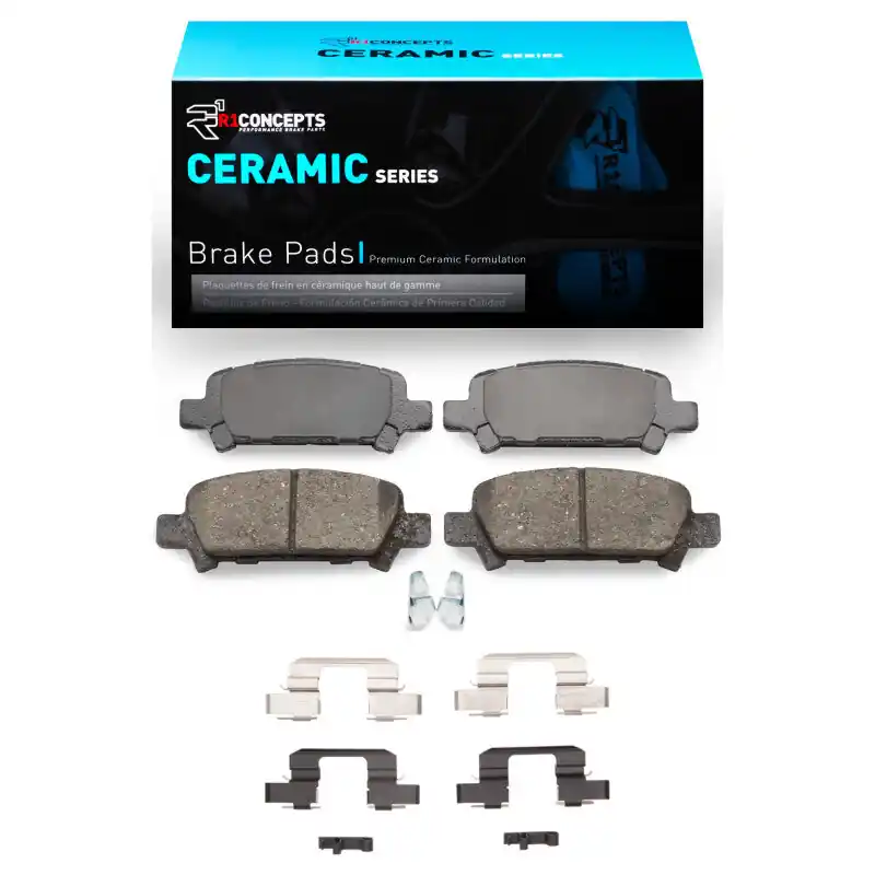 R1 05-09 Subaru Legacy Rear Ceramic Pads & Hardware Kit
