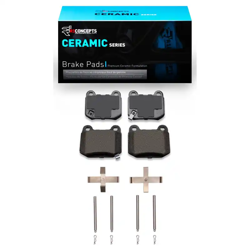 R1 2003-2025 Infiniti G35 Rear R1 Ceramic Pads & Hardware Kit