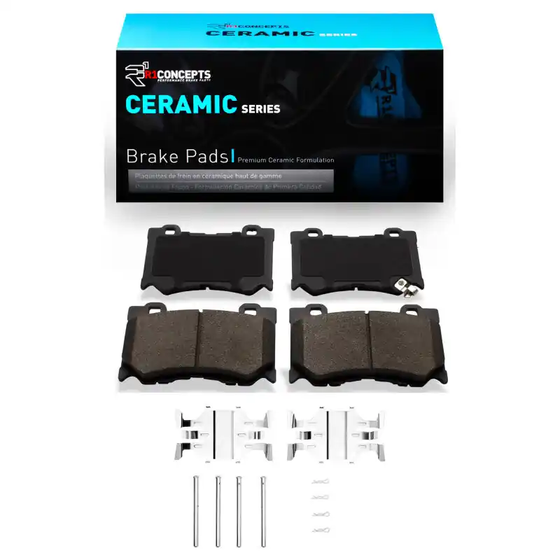R1 2008-2025 Infiniti M37 Front R1 Ceramic Pads & Hardware Kit