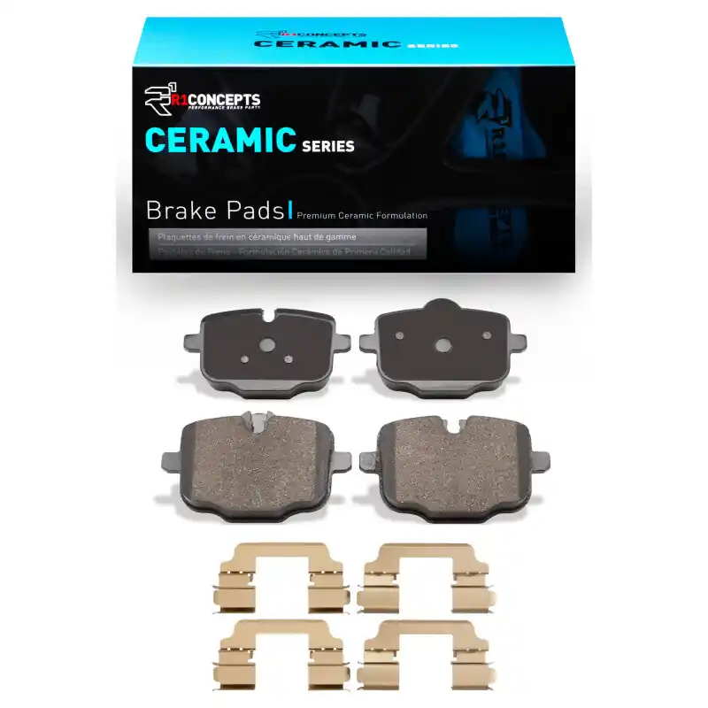 R1 2016-2025 BMW X6 Rear R1 Ceramic Pads & Hardware Kit