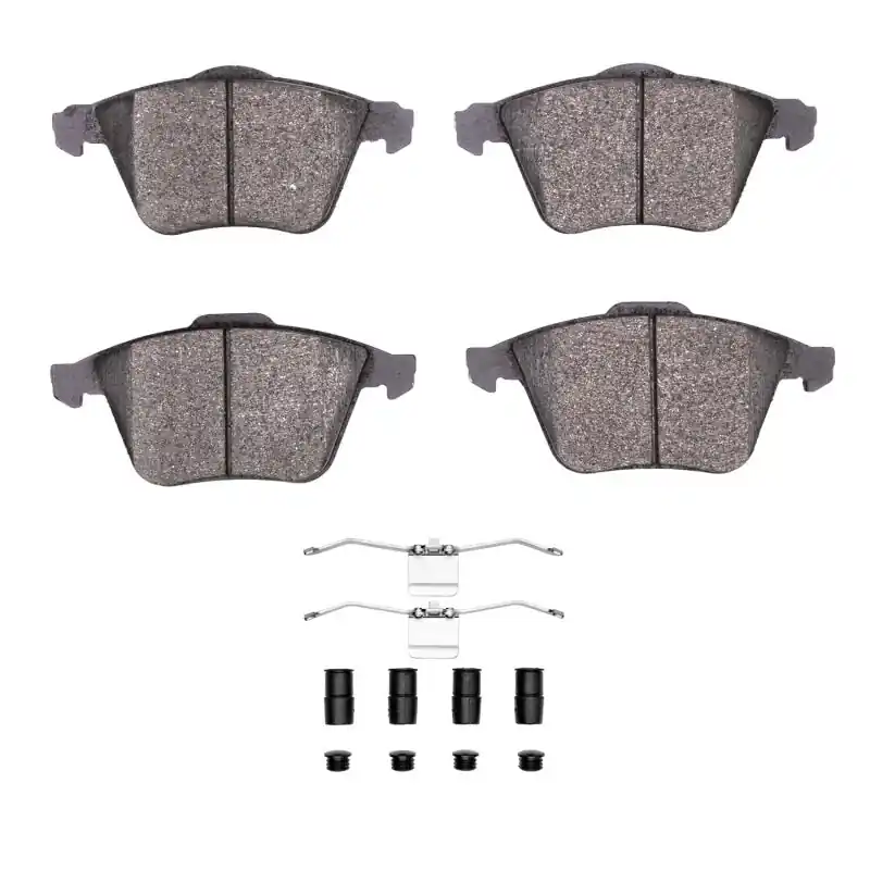 R1 04-13 Mazda 3 Front Semi Met Pads & Hardware Kit