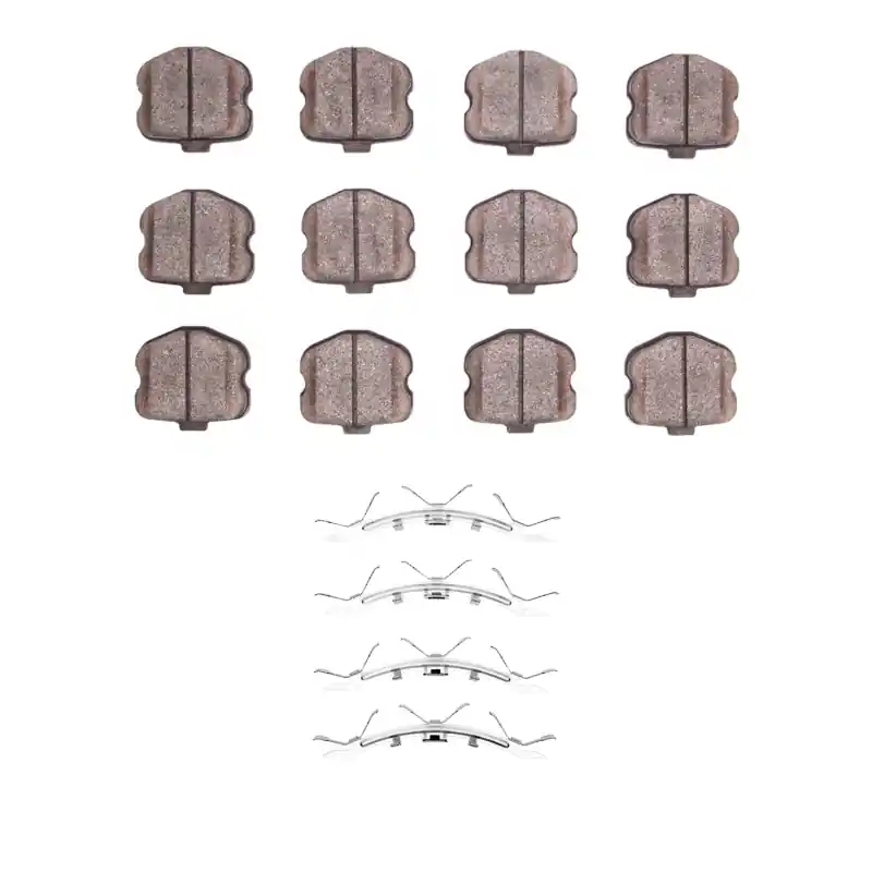 R1 06-13 Chevrolet Corvette Front Semi Met Pads & Hardware Kit