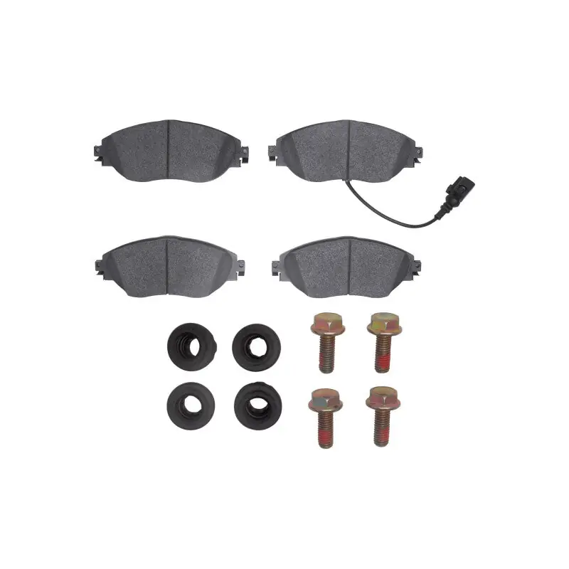 R1 12-24 Audi S3 (Mexico) Front Semi Met Pads & Hardware Kit