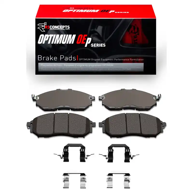 R1 2005-2013 Infiniti G35 Front R1 Optimum OE Pads & Hardware Kit