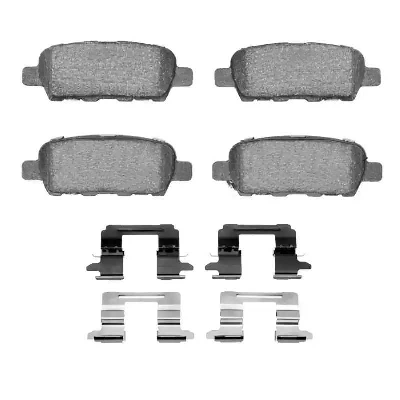 R1 02-25 Suzuki Grand Vitara Rear Euro Ceramic Brake Pads and Hardware Kit
