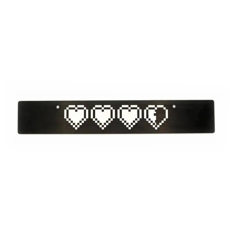 Billetworkz "Life Hearts" License Plate Delete
