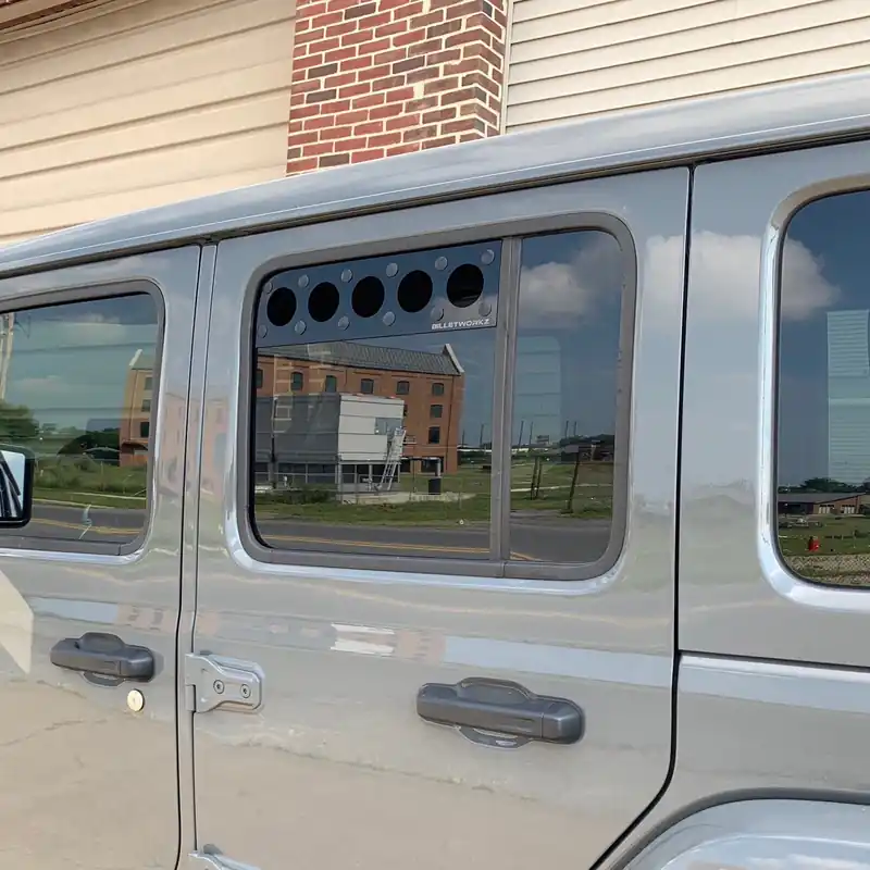 Billetworkz Window Vents Jeep Wrangler / Gladiator JL 4-Door 2018+