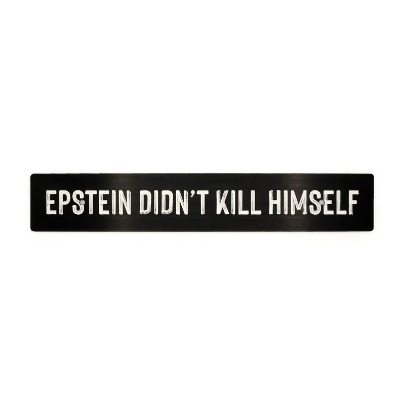 Billetworkz "Epstein..." License Plate Delete