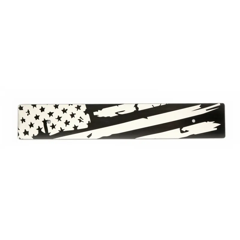 Billetworkz "American Flag - Distressed" License Plate Delete
