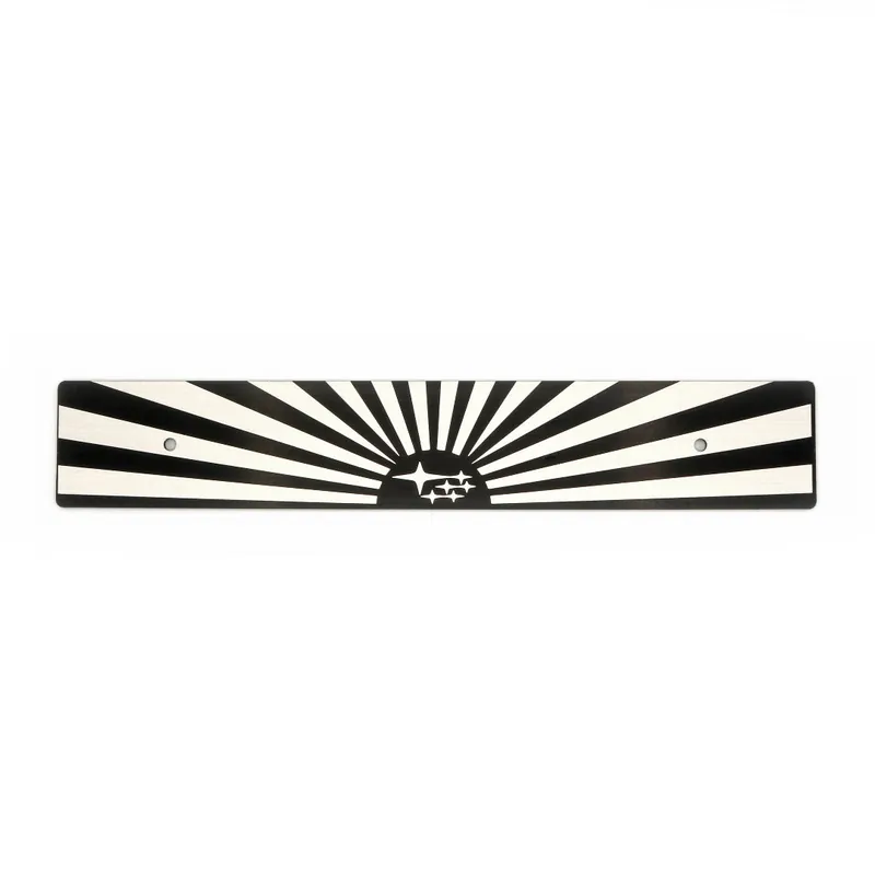 Billetworkz "Rising Sun Stars" License Plate Delete