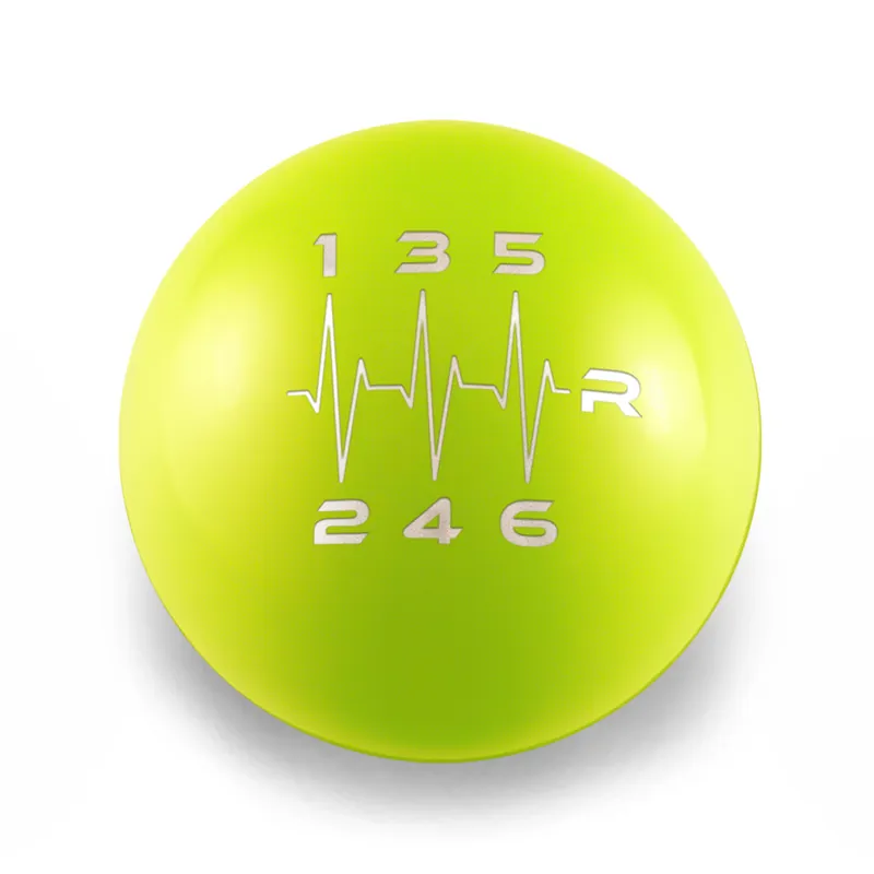 Billetworkz Weighted Shift Knob - 6 Speed Heartbeat Engraving for Subaru