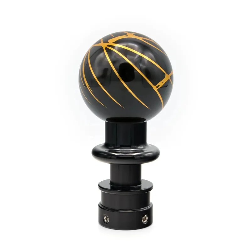 Billetworkz Automatic Shifter - Black w/ Gold Splash - Fits Subaru CVT: Forester (2019-2024)