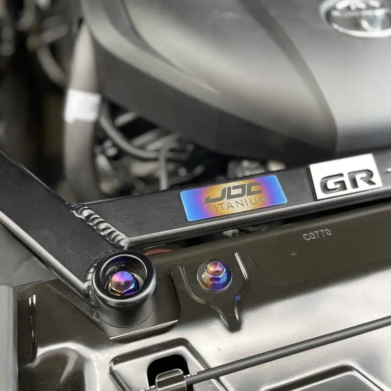JDC Titanium Front Strut Brace Hardware Kit | A90 Toyota Supra