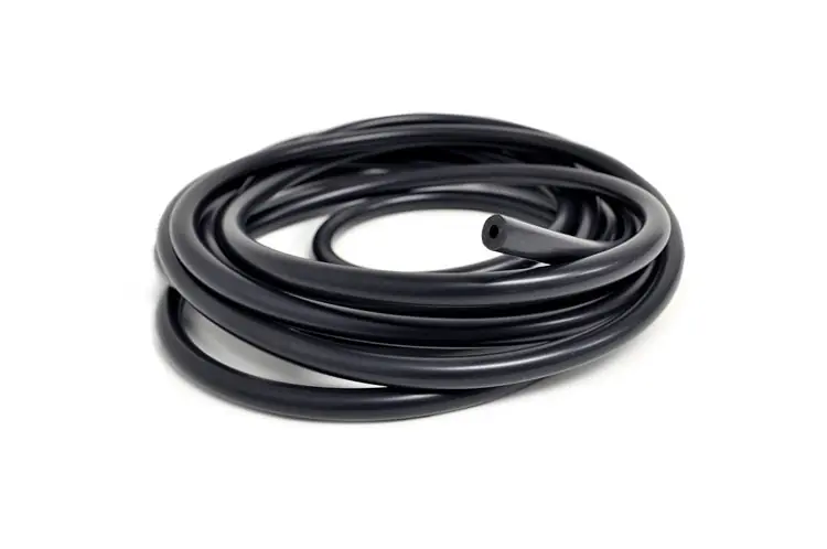 STM Black Silicone Vacuum Hose (Sold by the Foot)