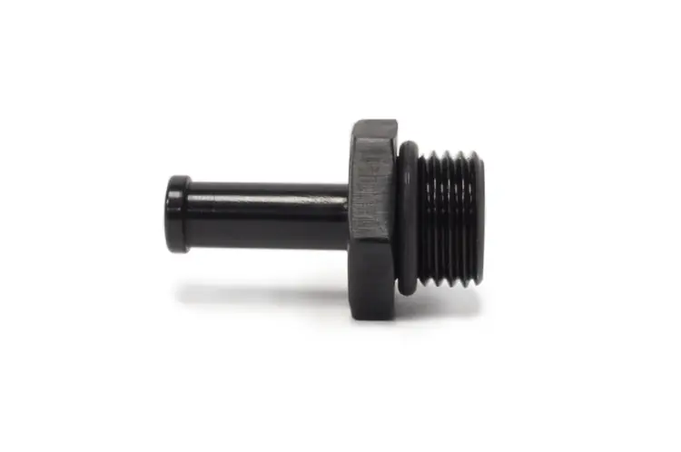 STM E85 Safe -6AN O-Ring Boss to 7mm Barb Fitting (STM-6AN-7MM)