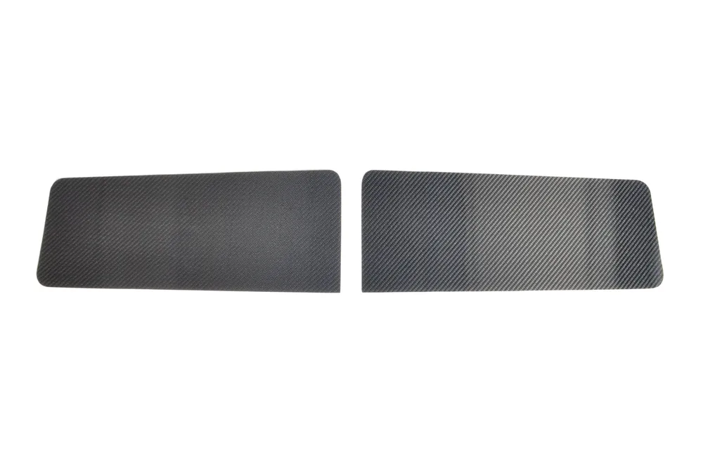 STM Carbon Fiber Front Bumper Shutters - Evo 9