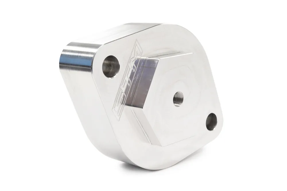 STM Billet Welding Purge Block for 2-Bolt Exhaust Flange