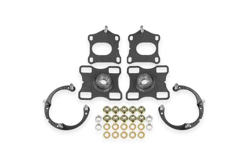 BMR Suspension 11-14 Ford Mustang Caster/Camber Plates - Black Hammertone