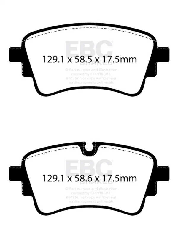 EBC 2020+ Audi A4 B9 2.0T Yellowstuff Rear Brake Pads