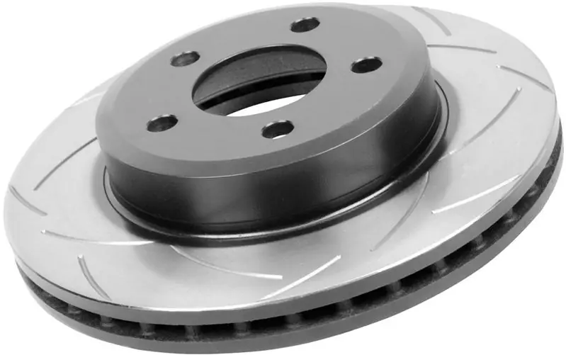 DBA 15-20 Ford Mustang GT (w/Performance Package) Rear Street Series Slotted Brake Rotor