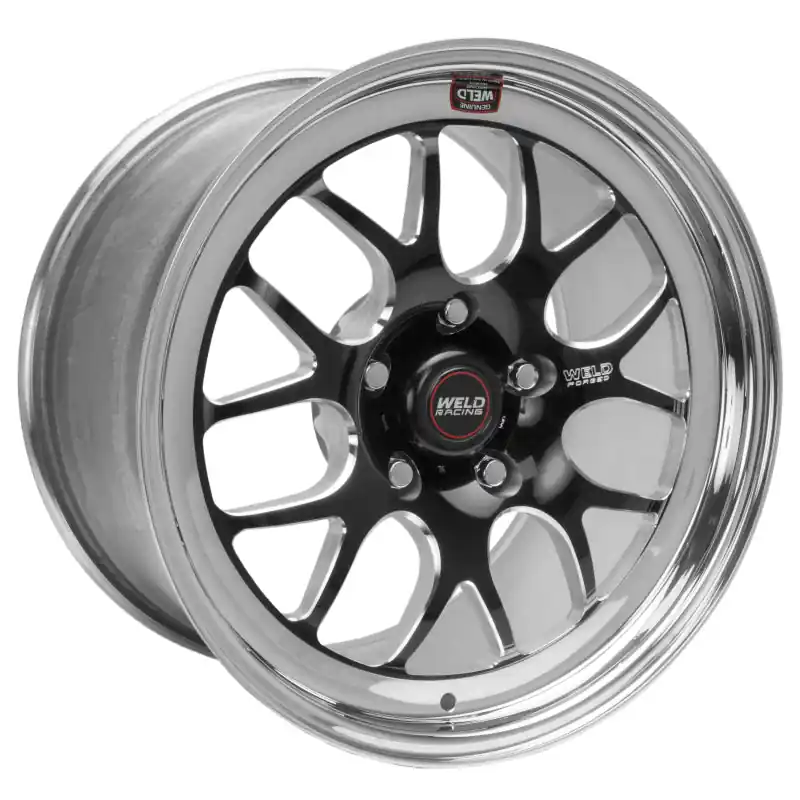 Weld S77 17x10.5 / 5x115mm BP / 5.7in. BS Black Wheel (High Pad) - Non-Beadlock