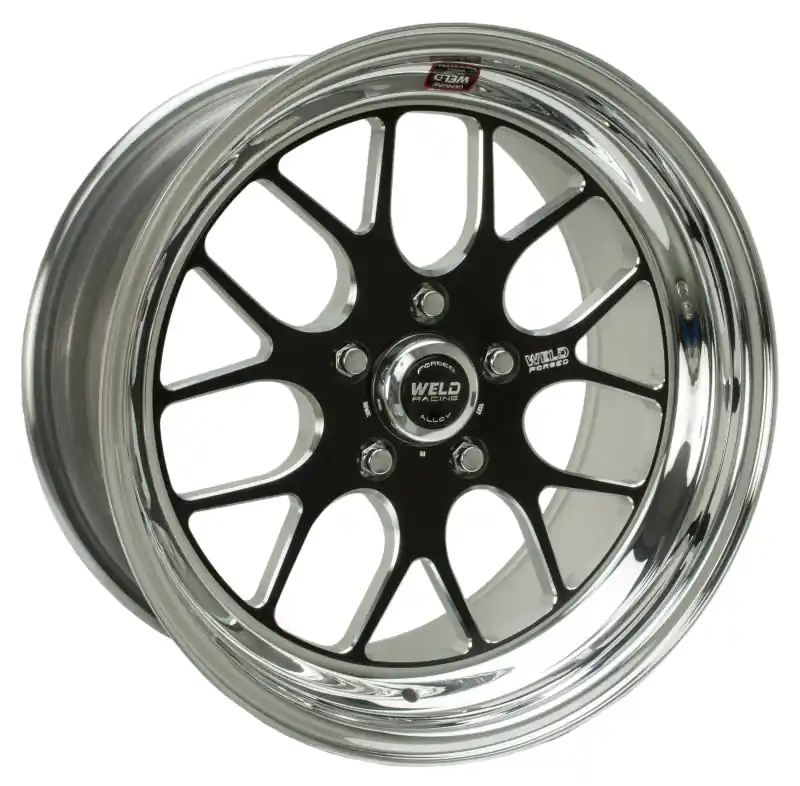 Weld S77 18x11 / 5x4.5 BP / 7.7in. BS Black Wheel (Low Pad) - Non-Beadlock