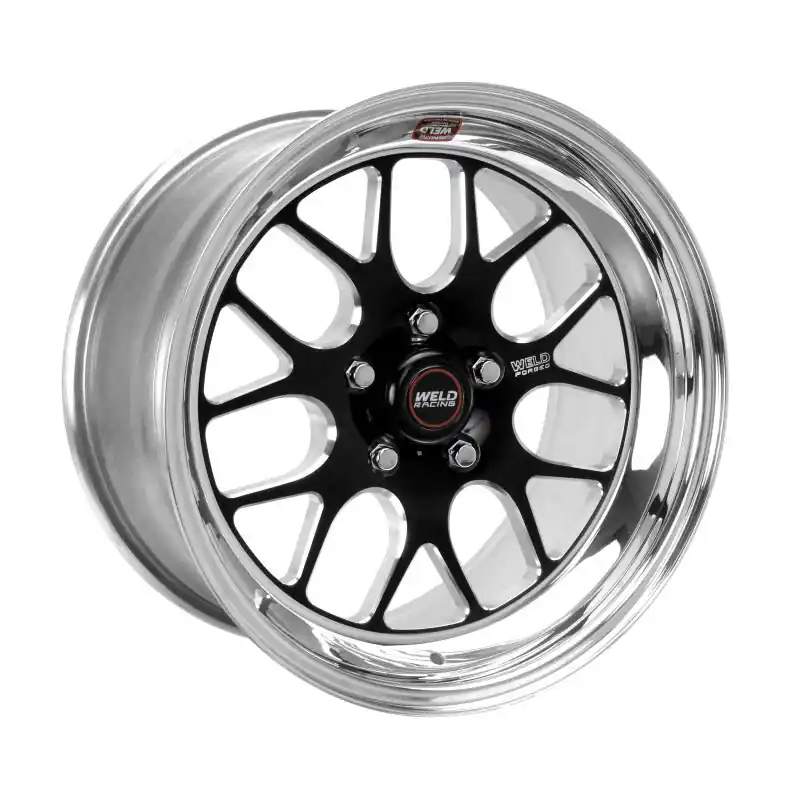 Weld S77 17x11 / 5x4.75 BP / 7.8in. BS Black Wheel (Medium Pad) - Non-Beadlock