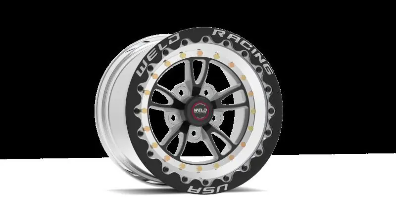 Weld RT Full Throttle 15x10 / 5x4.5 / 7.5in. BS Black Wheel - Single Beadlock