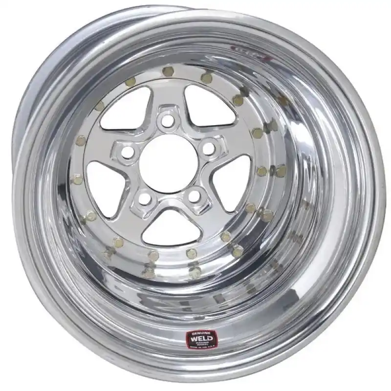 Weld Alumastar 2.0 15x10 / 5x4.75 BP / 5in. BS Polished Wheel - Non-Beadlock
