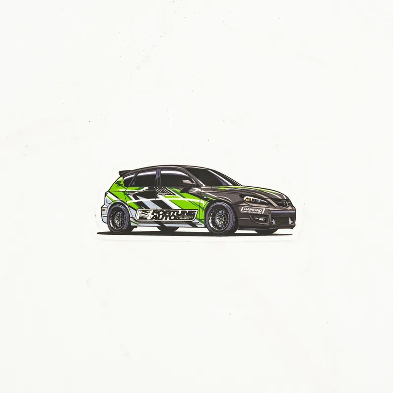 Graveyard Performance Shop Car Sticker