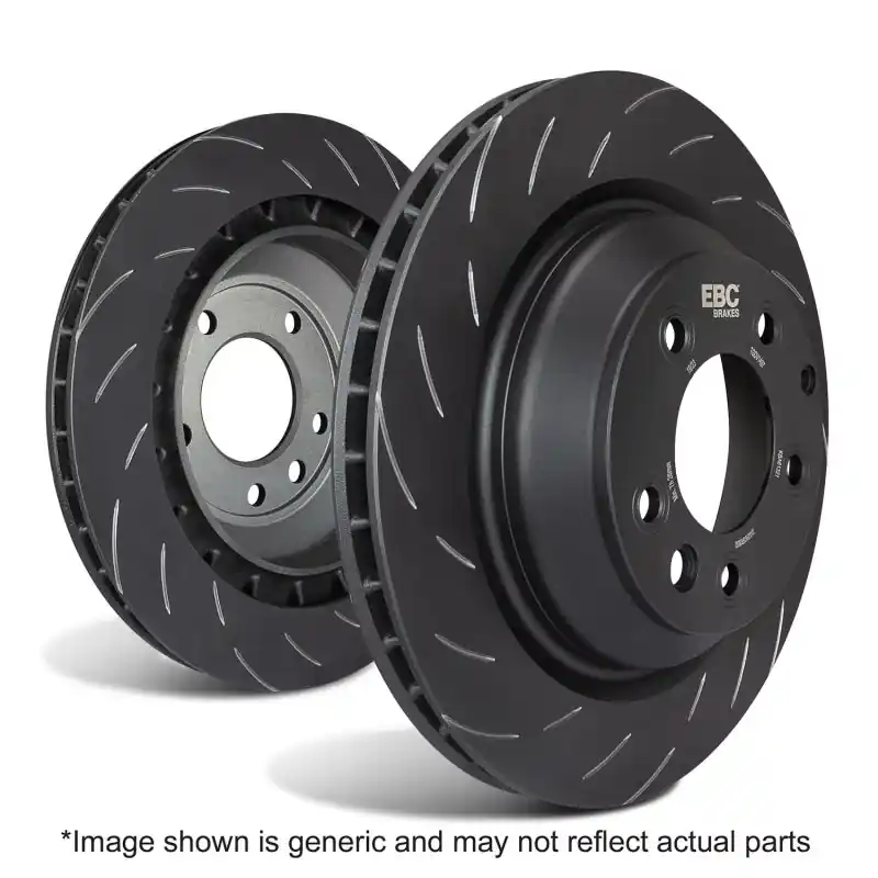 EBC Racing 09-13 Chevrolet Corvette (C6) Z06 7.0L (w/Wear Sensor) SG Series One Piece Rear Rotors
