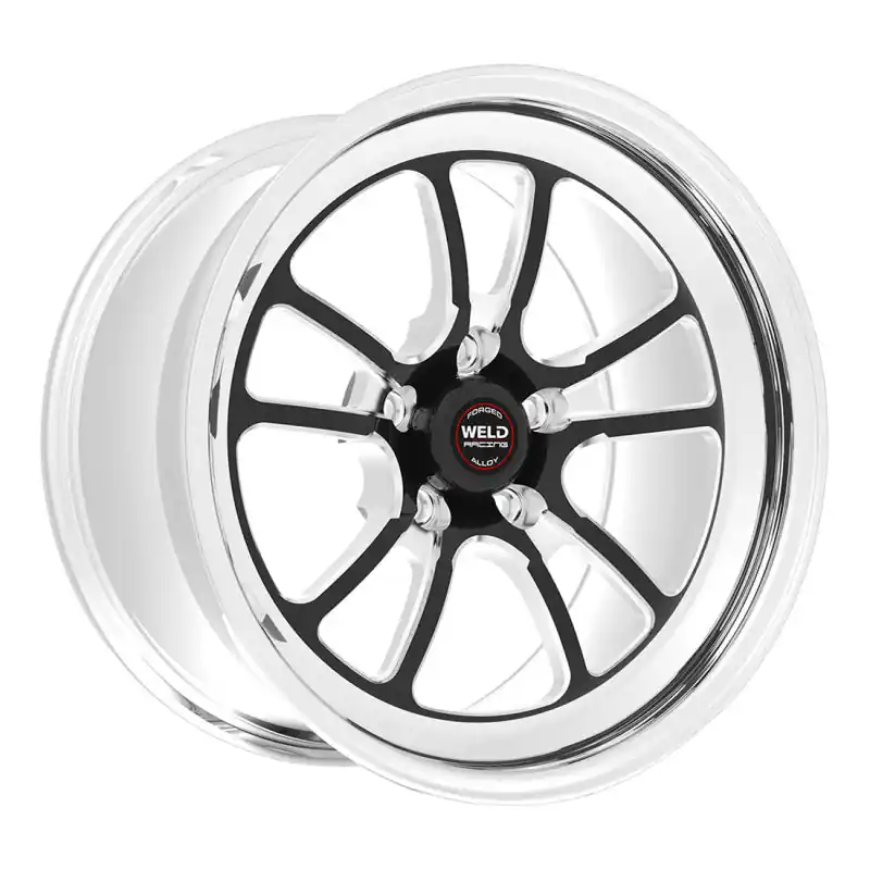 Weld S70 18x10 / 5x115mm BP / 6.6in. BS Black Wheel (High Pad) - Non-Beadlock