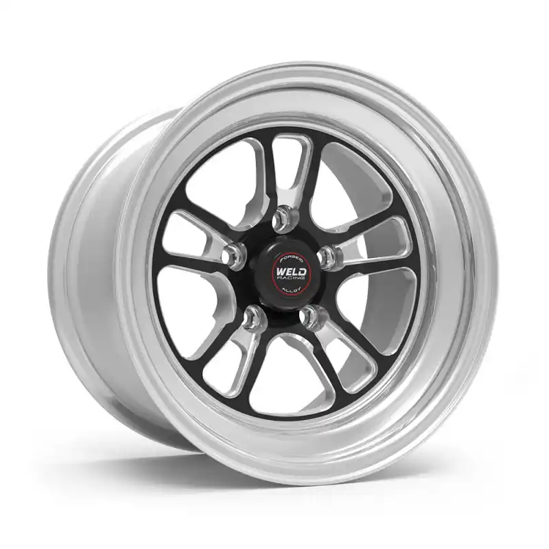 Weld S70 15x16.33 / 5x4.75 BP / 5.5in. BS Black Wheel (Low Pad) - Non-Beadlock