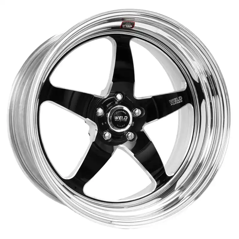 Weld S71 20x10.5 / 5x115mm BP / 5.3in. BS Black Wheel (High Pad) - Non-Beadlock