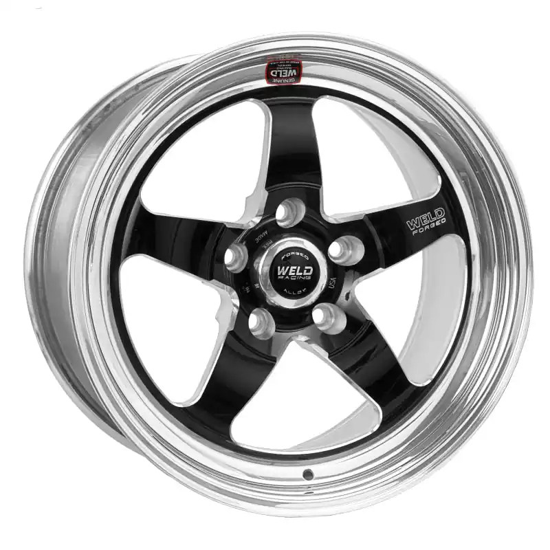 Weld S71 17x10.5 / 5x115mm BP / 5.7in. BS Black Wheel (High Pad) - Non-Beadlock