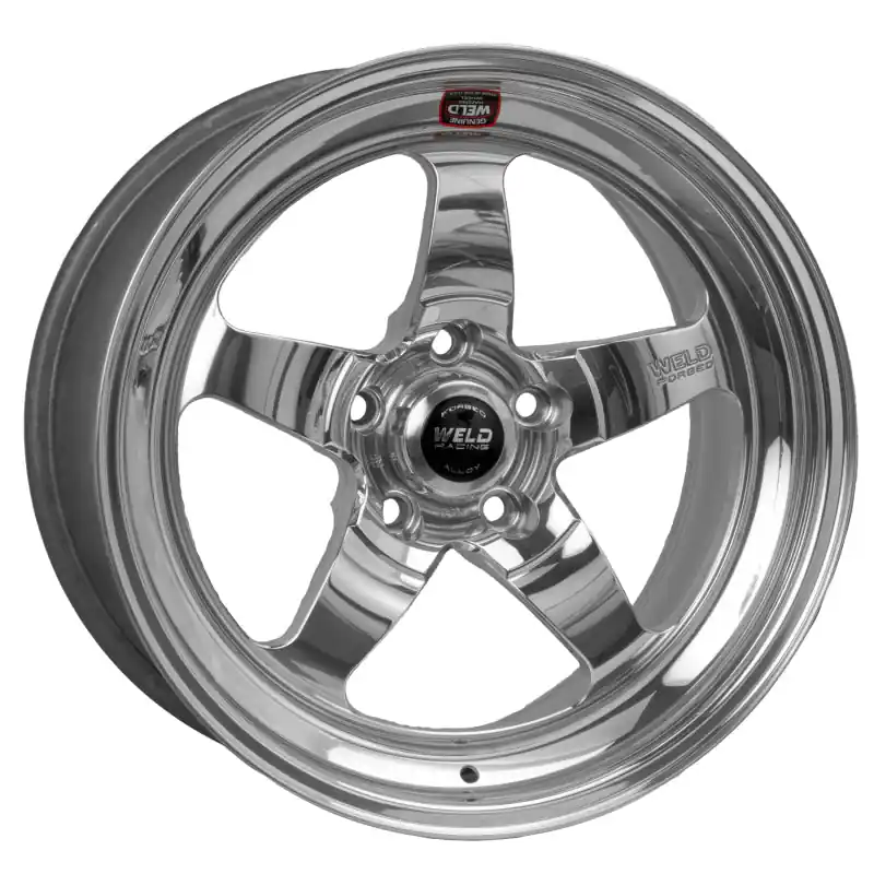 Weld S71 18x7 / 5x115mm BP / 2.1in. BS Polished Wheel (High Pad) - Non-Beadlock