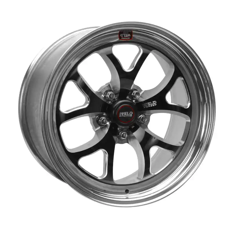Weld S76 17x8 / 5x4.5 BP / 5.2in. BS Black Wheel (High Pad) - Non-Beadlock