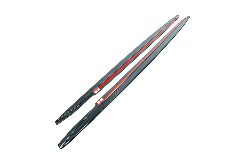 TREVORA G80 M3 Pre-Preg Carbon Fiber PR-1 Side Skirts