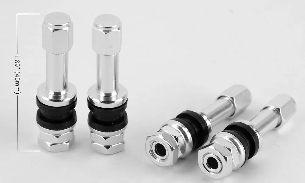 Aodhan V1 Aluminum Valve Stem Set - 1.89" Long