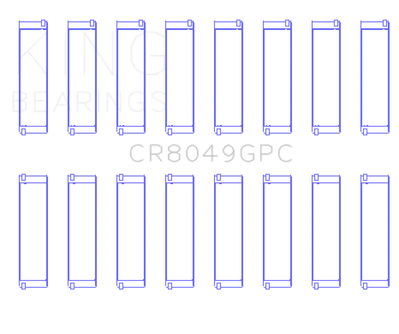 King Engine Bearings BMW N62/N63/S63/N62N Connecting Rod Bearing Set